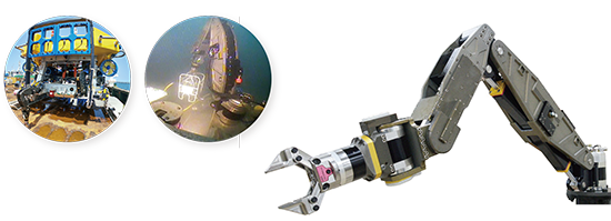 knr hydraulic manipulator ( robot arm ) hydra-uw